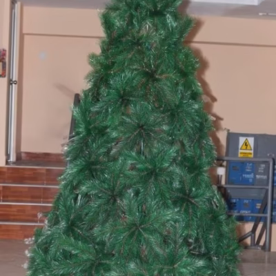 arbol navideño verde pino coposo 2,4m