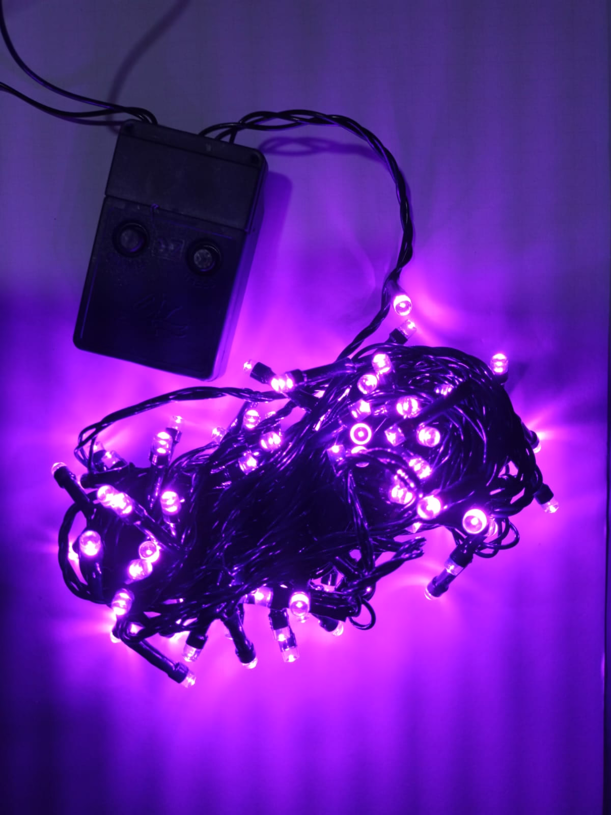 100 Luces lineal 7m musical lila