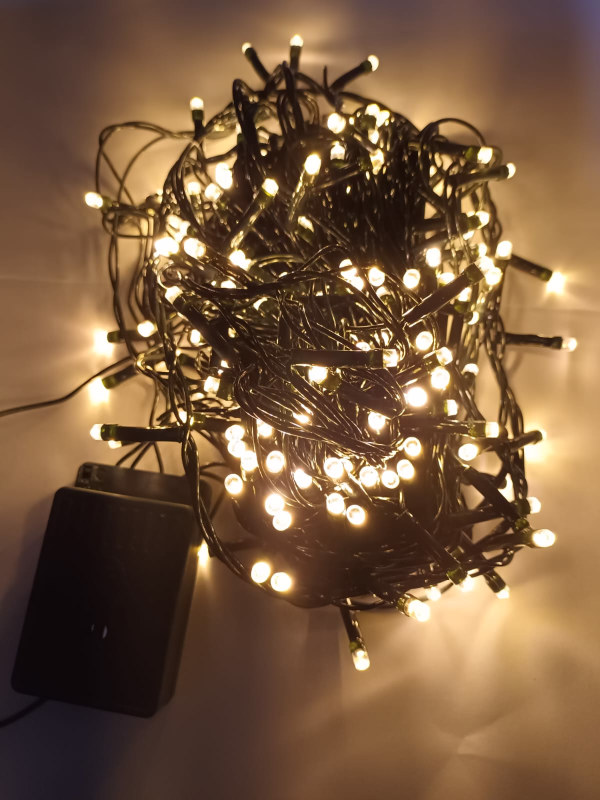 200 Luces lineal 14m musical ambar