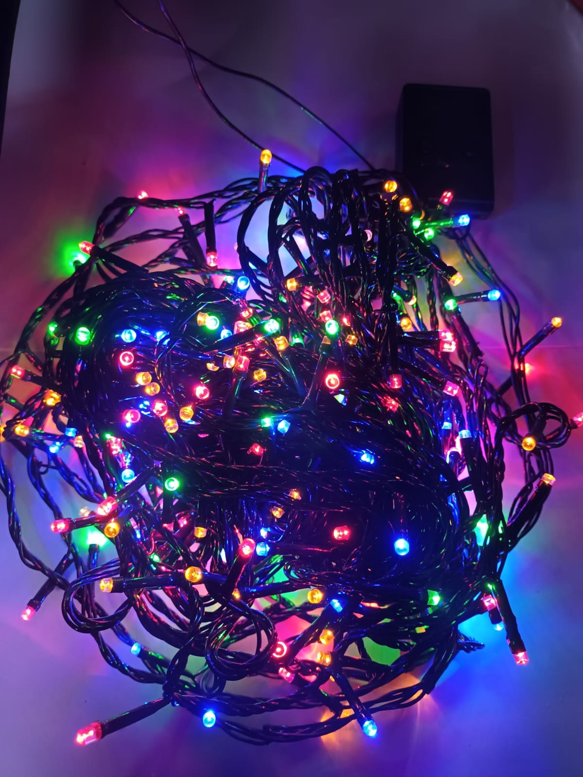300 Luces lineal 21m musical multicolor