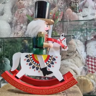 Carrusel caballo blanco