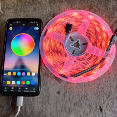 Cinta led RGB Multicolor con bluetooth de 5 metros