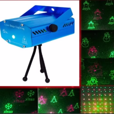 Láser de 4 figuras navideñas