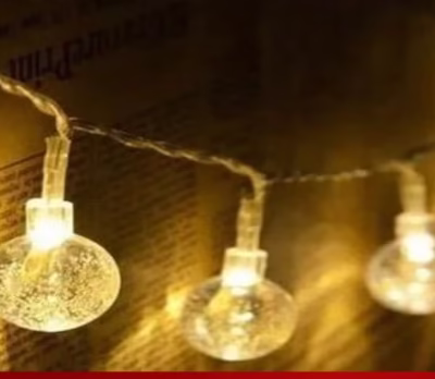 Luces lineal canica grande cristalino ámbar