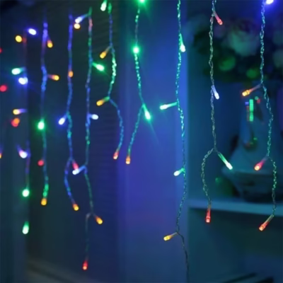 Luces cascada led 200L 5m multicolor