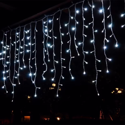 Luces cascada led 200L 5m blanco