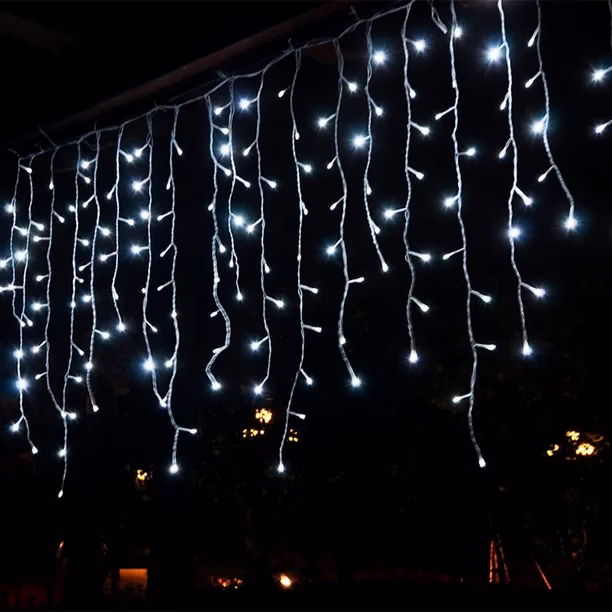 Luces cascada led 200L 5m blanco