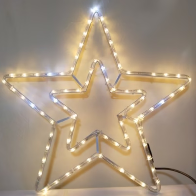 Figura con manguera estrella ámbar