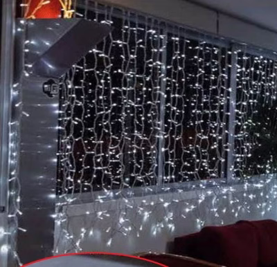 Luces lluvia 3x4 x10 tiras blanco 320L