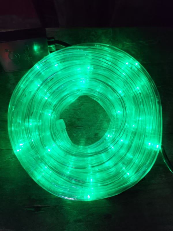 Luces en Manguera 10m verde