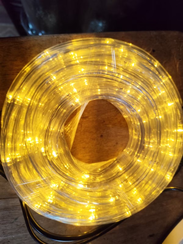 Luces en Manguera 10m ámbar